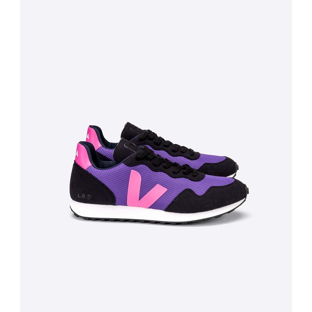 Veja SDU REC ALVEOMESH Women\'s Running Shoes Purple/Black | CA 433CTV